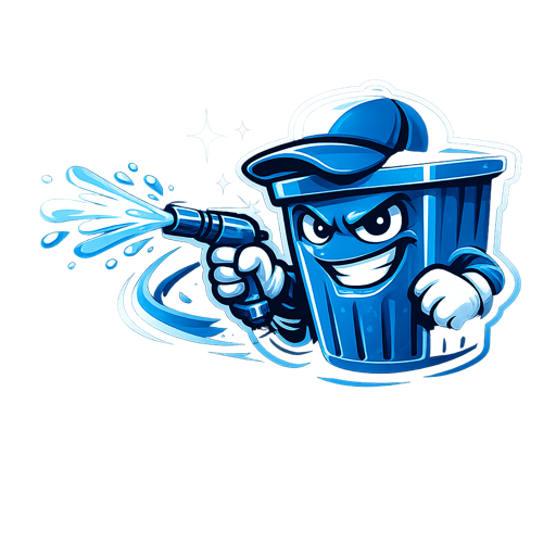 Bin Busters mascot logo